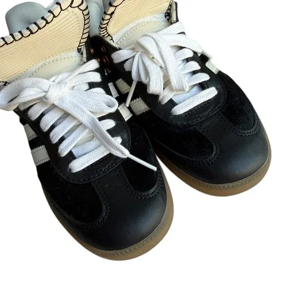 Adidas X Wales Bonner Samba Pony Tonal Core Black IE0580 Women's 5.5 Mens 4 - Picture 8 of 12